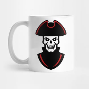 Captain Pirate Skull Face Logo Mug